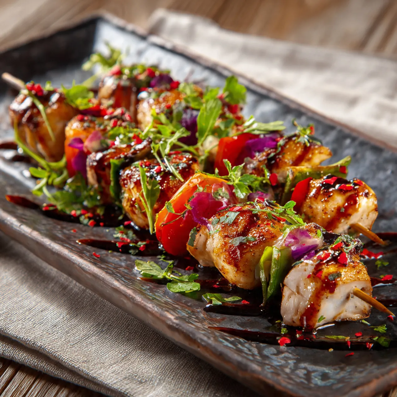 Brochettes apéritives
