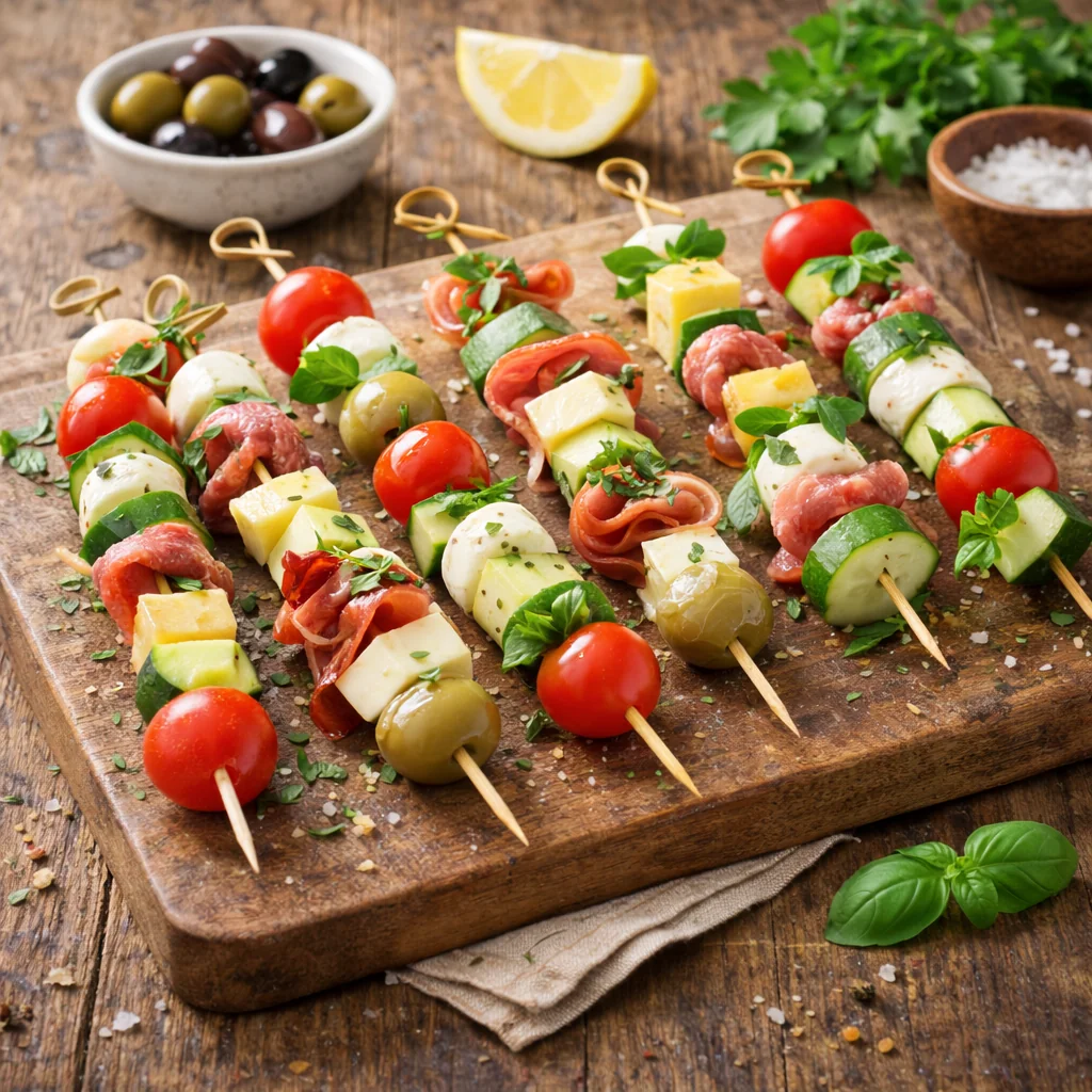 Brochettes apéritives
