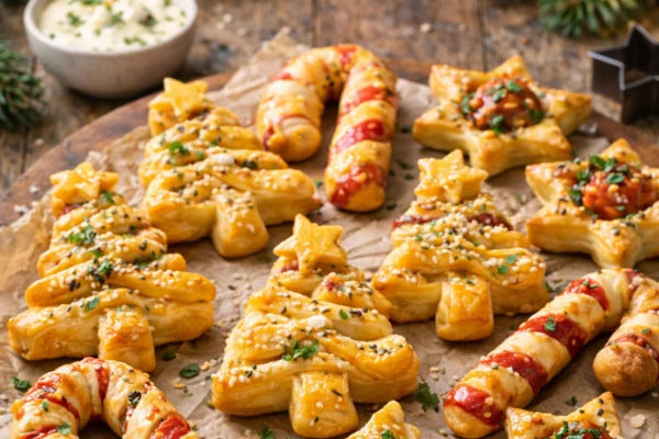 Feuilletés apéro de Noël