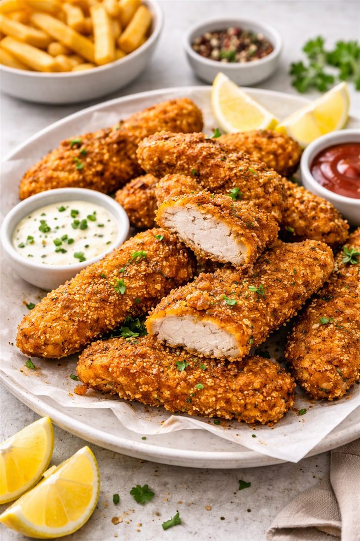 Poulet pané croustillant
