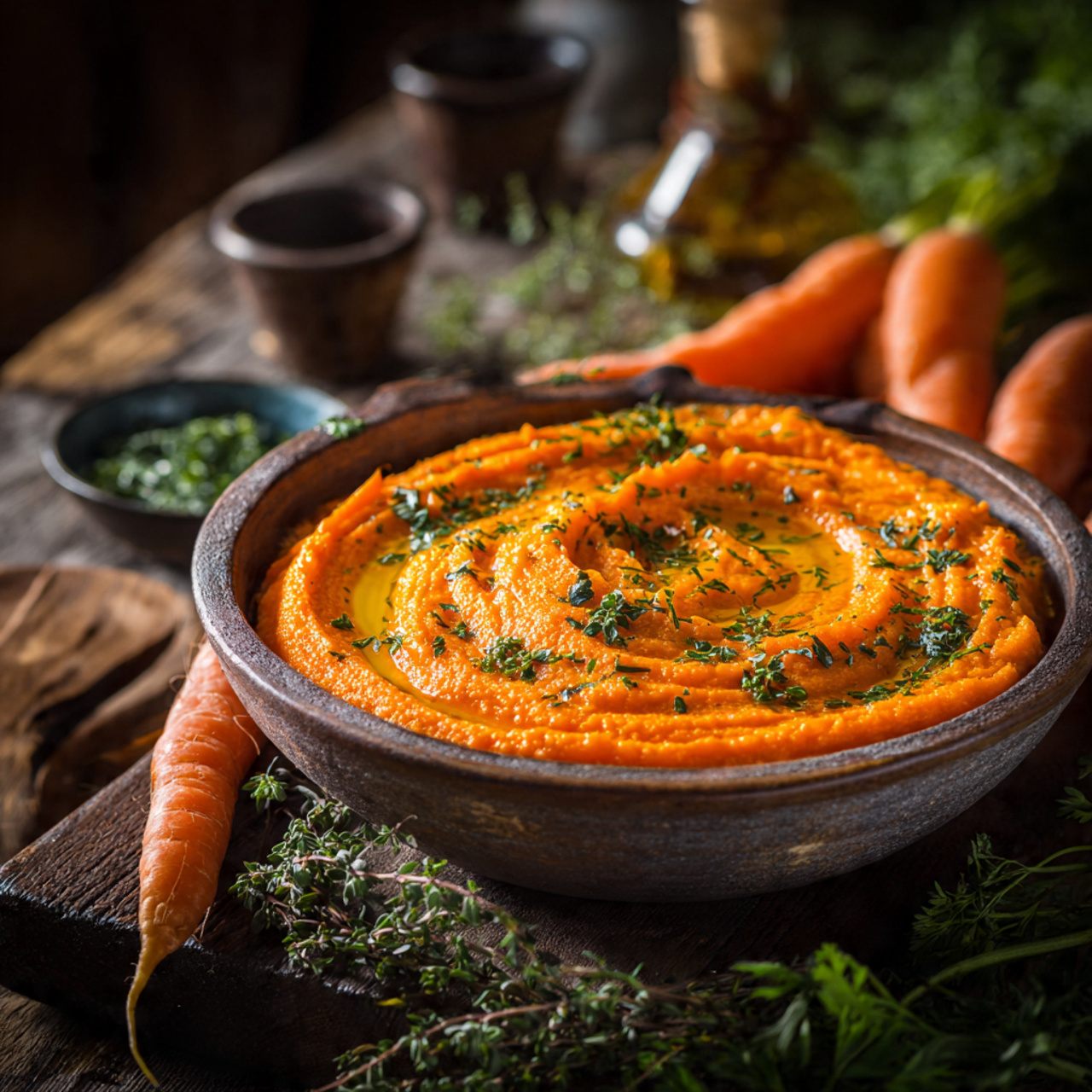 Purée de carottes