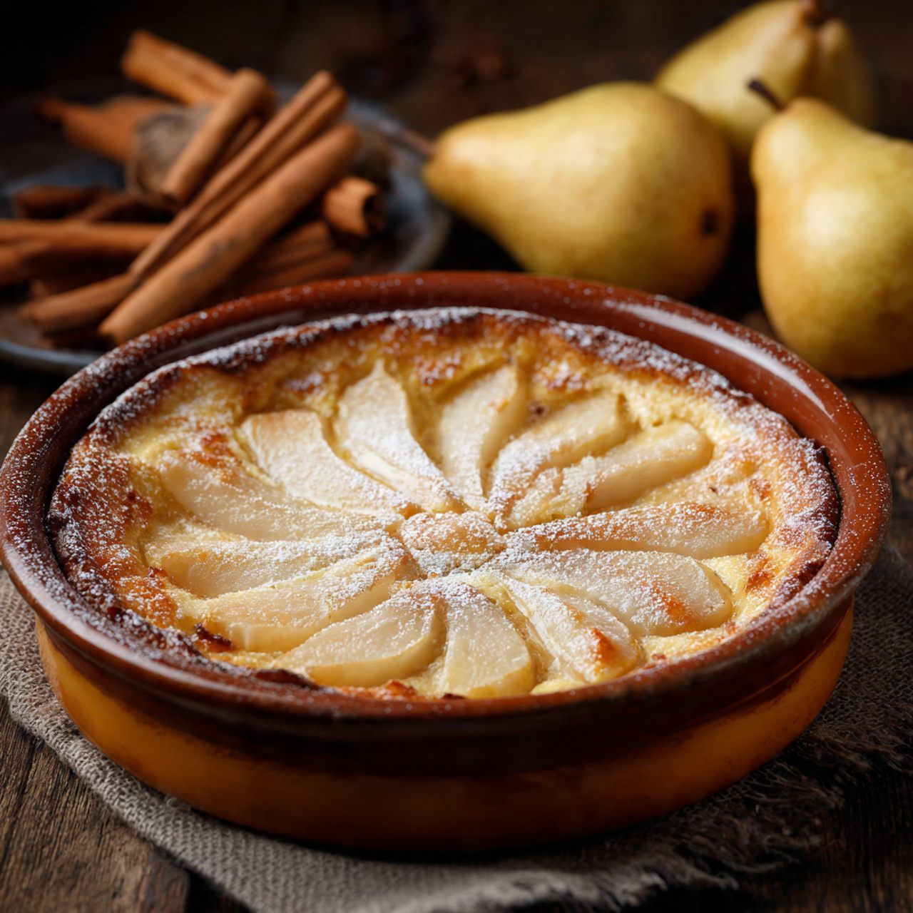 Flognarde aux poires
