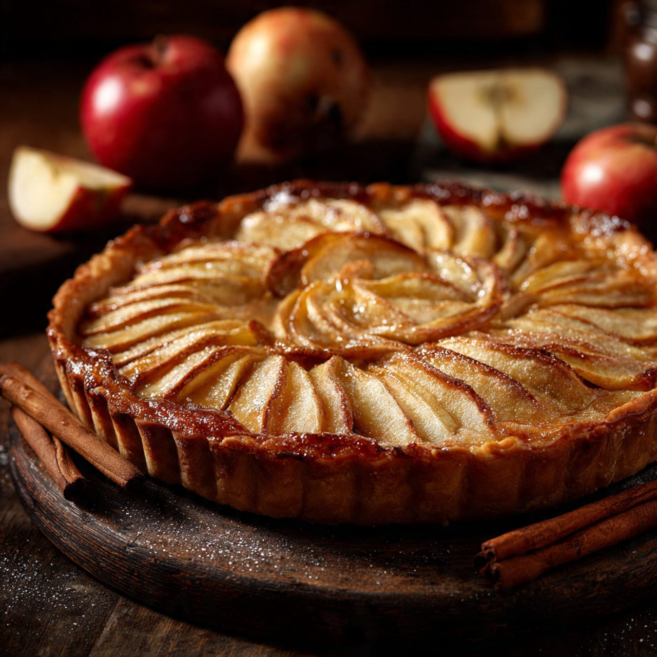 Tarte aux pommes pâte sablée